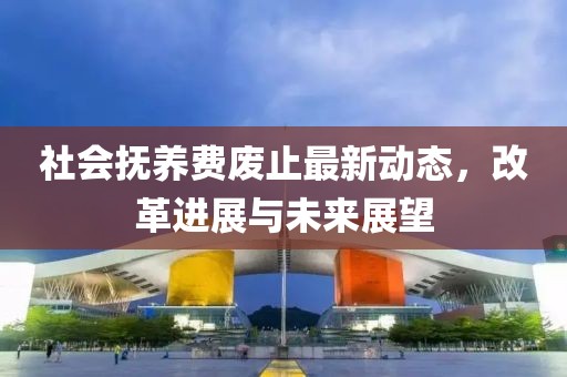 社會撫養(yǎng)費廢止最新動態(tài)，改革進展與未來展望