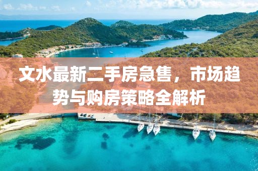 文水最新二手房急售，市場趨勢與購房策略全解析