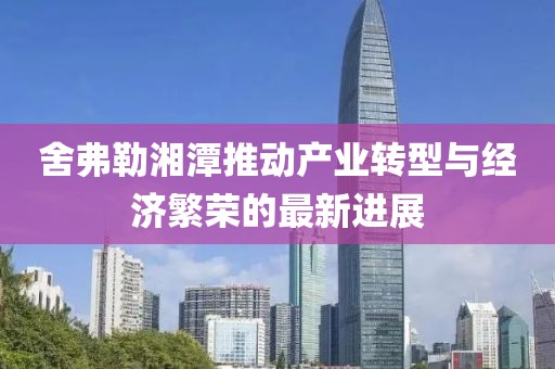 舍弗勒湘潭推動(dòng)產(chǎn)業(yè)轉(zhuǎn)型與經(jīng)濟(jì)繁榮的最新進(jìn)展