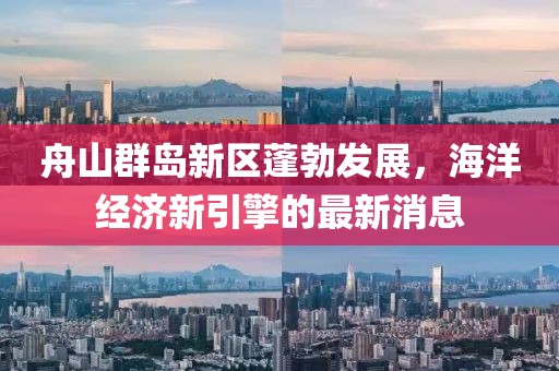 舟山群島新區(qū)蓬勃發(fā)展，海洋經(jīng)濟(jì)新引擎的最新消息