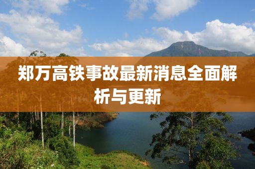鄭萬高鐵事故最新消息全面解析與更新