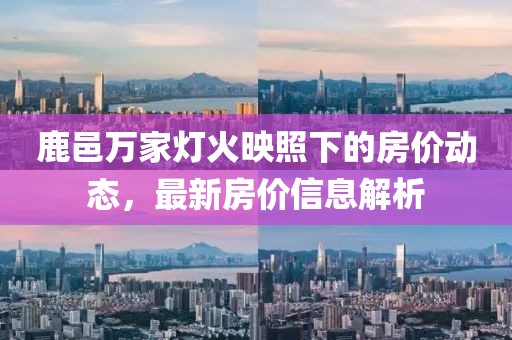 鹿邑萬家燈火映照下的房價動態(tài)，最新房價信息解析