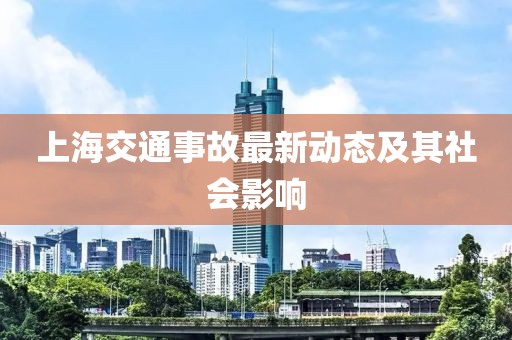 上海交通事故最新動態(tài)及其社會影響