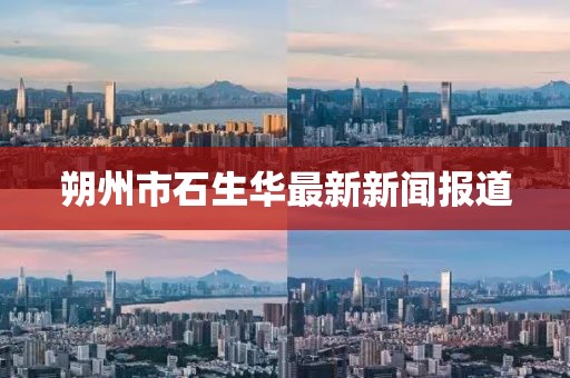 朔州市石生華最新新聞報(bào)道