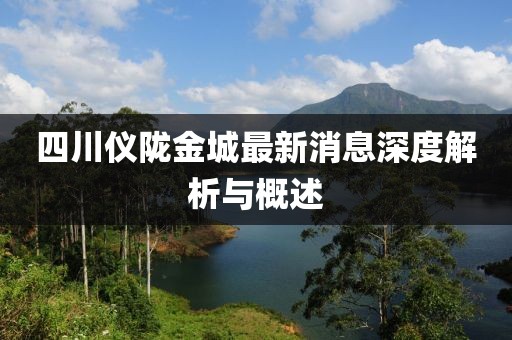 四川儀隴金城最新消息深度解析與概述