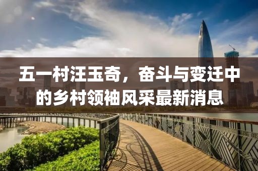 五一村汪玉奇，奮斗與變遷中的鄉(xiāng)村領(lǐng)袖風(fēng)采最新消息