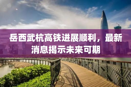 岳西武杭高鐵進(jìn)展順利，最新消息揭示未來(lái)可期