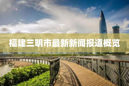 福建三明市最新新聞報(bào)道概覽