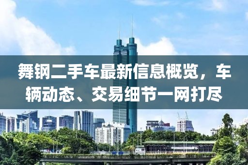 舞鋼二手車最新信息概覽，車輛動(dòng)態(tài)、交易細(xì)節(jié)一網(wǎng)打盡