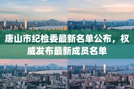 唐山市紀檢委最新名單公布，權(quán)威發(fā)布最新成員名單