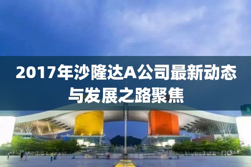 2017年沙隆達(dá)A公司最新動(dòng)態(tài)與發(fā)展之路聚焦