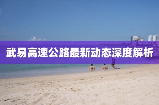 武易高速公路最新動(dòng)態(tài)深度解析