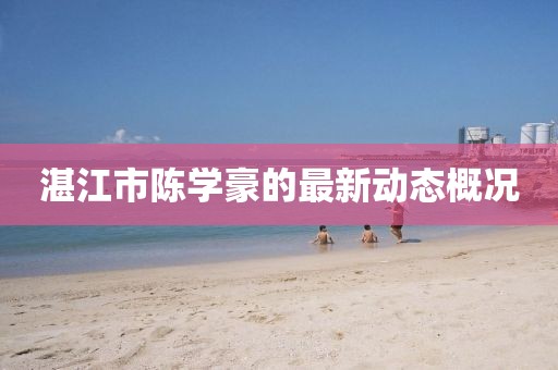 湛江市陳學(xué)豪的最新動(dòng)態(tài)概況