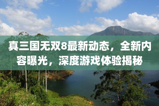 真三國無雙8最新動態(tài)，全新內(nèi)容曝光，深度游戲體驗揭秘