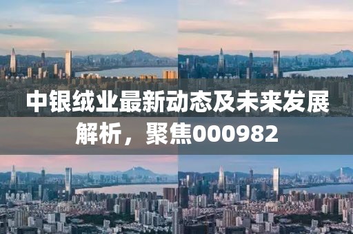 中銀絨業(yè)最新動(dòng)態(tài)及未來發(fā)展解析，聚焦000982