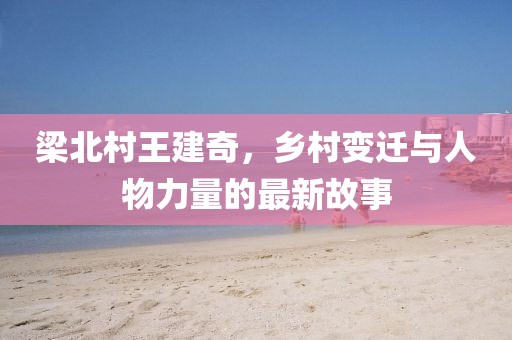 梁北村王建奇，鄉(xiāng)村變遷與人物力量的最新故事