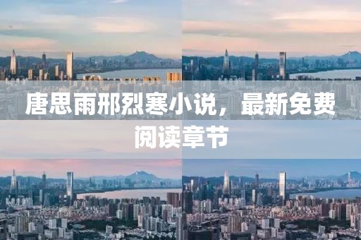 唐思雨邢烈寒小說，最新免費(fèi)閱讀章節(jié)