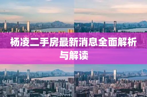 楊凌二手房最新消息全面解析與解讀