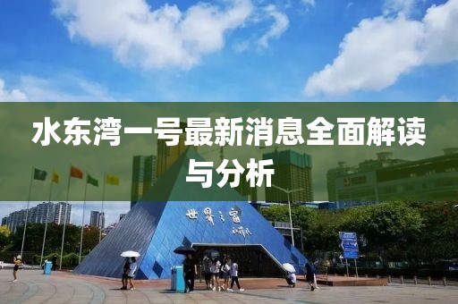 水東灣一號(hào)最新消息全面解讀與分析