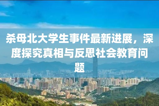 殺母北大學(xué)生事件最新進(jìn)展，深度探究真相與反思社會教育問題
