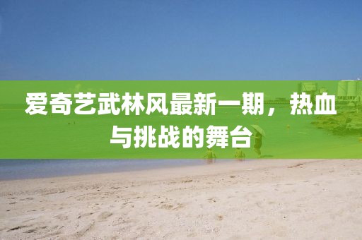 愛(ài)奇藝武林風(fēng)最新一期，熱血與挑戰(zhàn)的舞臺(tái)