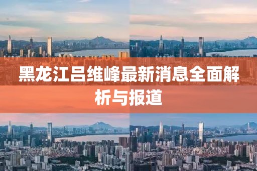 黑龍江呂維峰最新消息全面解析與報道