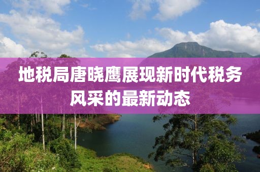 地稅局唐曉鷹展現(xiàn)新時代稅務(wù)風(fēng)采的最新動態(tài)