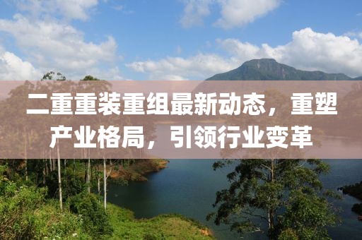 二重重裝重組最新動態(tài)，重塑產(chǎn)業(yè)格局，引領(lǐng)行業(yè)變革