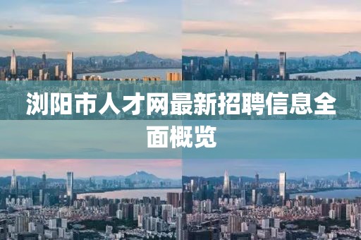 瀏陽(yáng)市人才網(wǎng)最新招聘信息全面概覽