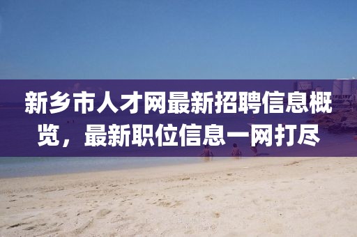 新鄉(xiāng)市人才網(wǎng)最新招聘信息概覽，最新職位信息一網(wǎng)打盡