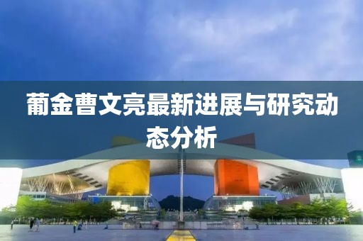 葡金曹文亮最新進(jìn)展與研究動(dòng)態(tài)分析