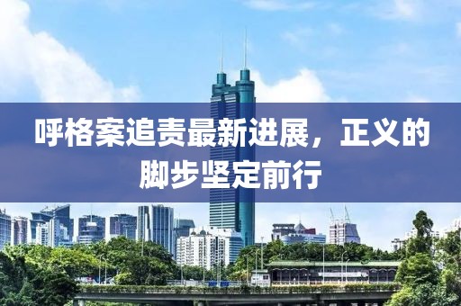 呼格案追責(zé)最新進(jìn)展，正義的腳步堅定前行