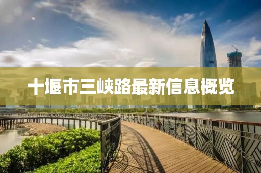 十堰市三峽路最新信息概覽