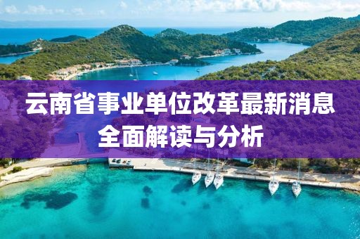 云南省事業(yè)單位改革最新消息全面解讀與分析