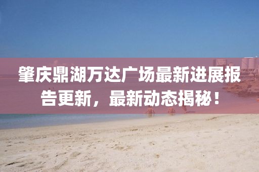 肇慶鼎湖萬達(dá)廣場最新進(jìn)展報告更新，最新動態(tài)揭秘！