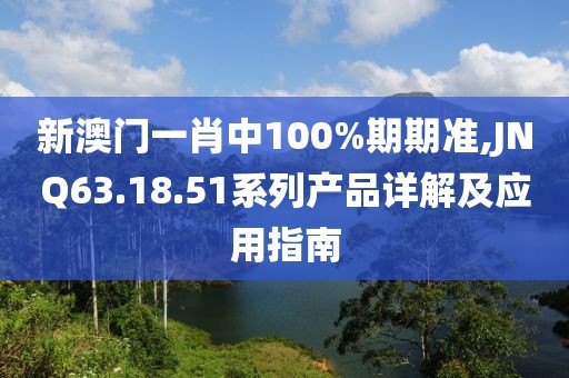 新澳門一肖中100%期期準(zhǔn),JNQ63.18.51系列產(chǎn)品詳解及應(yīng)用指南