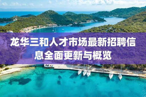 龍華三和人才市場最新招聘信息全面更新與概覽