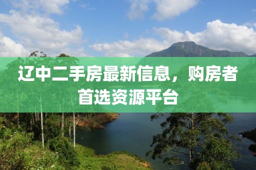 遼中二手房最新信息，購(gòu)房者首選資源平臺(tái)