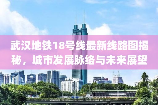 武漢地鐵18號(hào)線最新線路圖揭秘，城市發(fā)展脈絡(luò)與未來(lái)展望