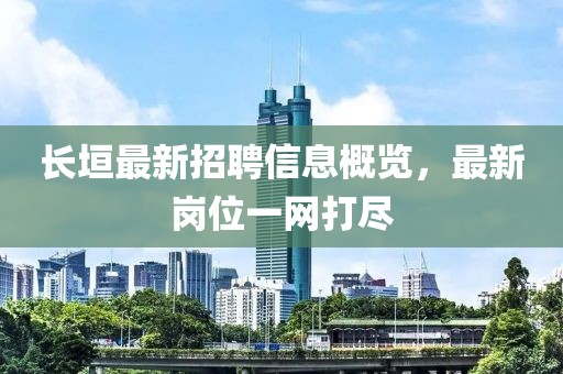 長垣最新招聘信息概覽，最新崗位一網(wǎng)打盡