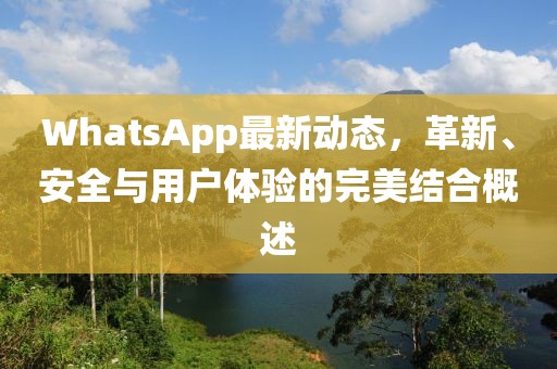 WhatsApp最新動態(tài)，革新、安全與用戶體驗的完美結(jié)合概述