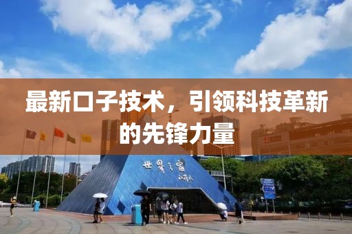 最新口子技術(shù)，引領(lǐng)科技革新的先鋒力量