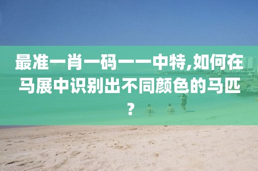 最準一肖一碼一一中特,如何在馬展中識別出不同顏色的馬匹？