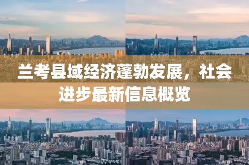 蘭考縣域經(jīng)濟(jì)蓬勃發(fā)展，社會(huì)進(jìn)步最新信息概覽