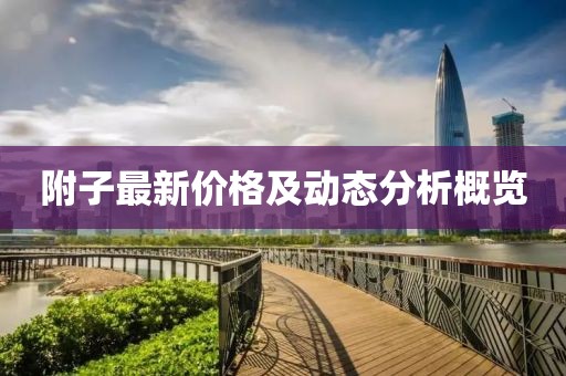 附子最新價(jià)格及動(dòng)態(tài)分析概覽