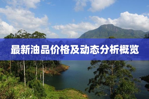 最新油品價(jià)格及動(dòng)態(tài)分析概覽