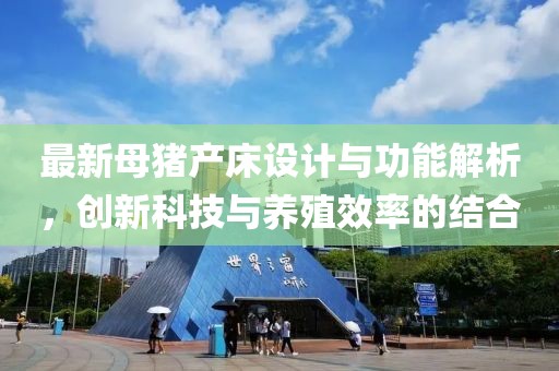最新母豬產(chǎn)床設(shè)計(jì)與功能解析，創(chuàng)新科技與養(yǎng)殖效率的結(jié)合