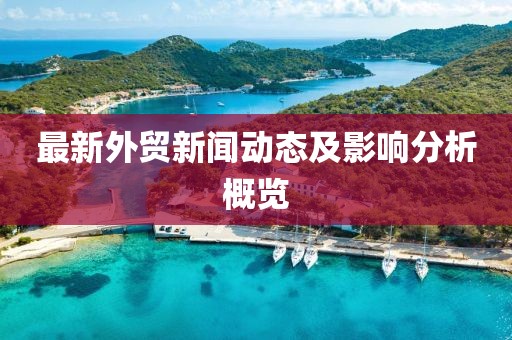 最新外貿(mào)新聞動(dòng)態(tài)及影響分析概覽