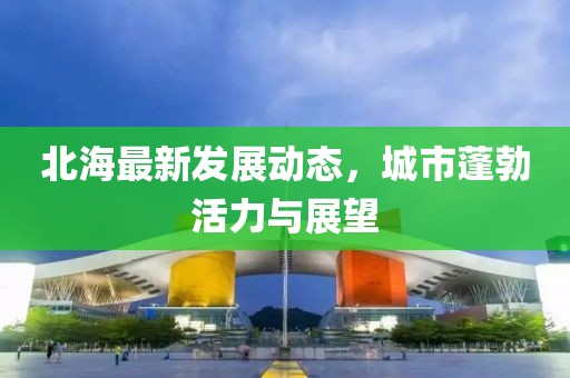 北海最新發(fā)展動態(tài)，城市蓬勃活力與展望