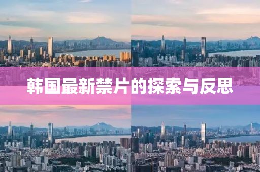 韓國最新禁片的探索與反思